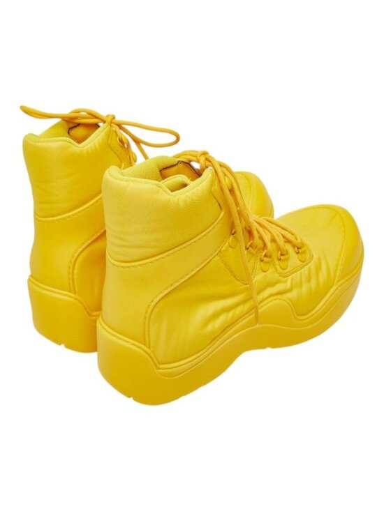 Bottega Veneta Paddle Bomber Boots Sneakers Shoes Yellow display picture 3